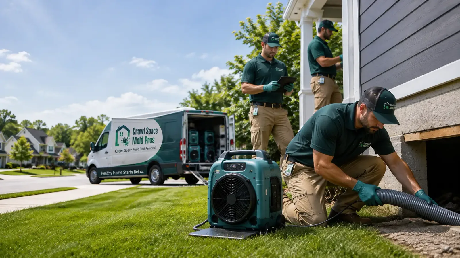 Crawl Space Mold Removal in Millburn, NJ